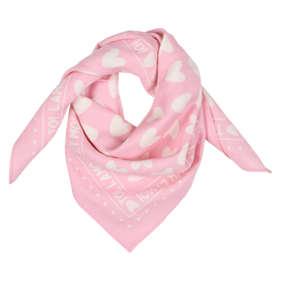 Foulard coeurs 55 cm