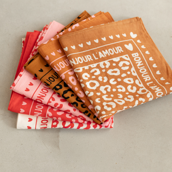 Foulard léopard 55cm