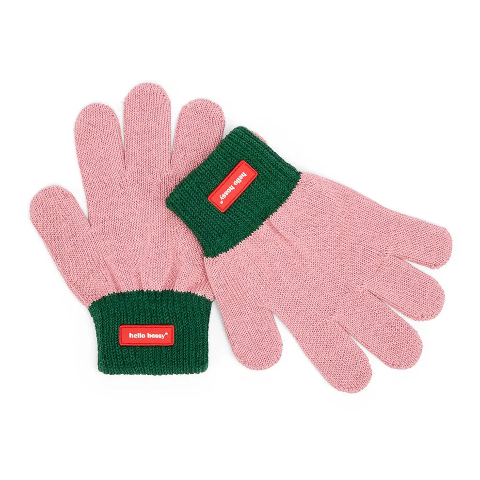 Gants roses pratiques