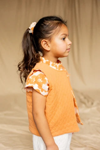 Gilet Sakaru Flora Bold Orange