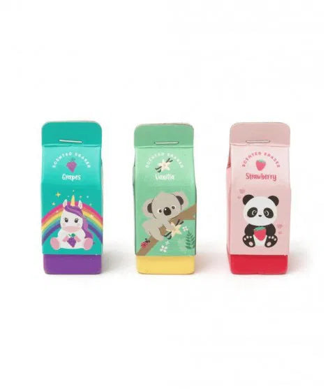 Set de 3 gommes parfumées