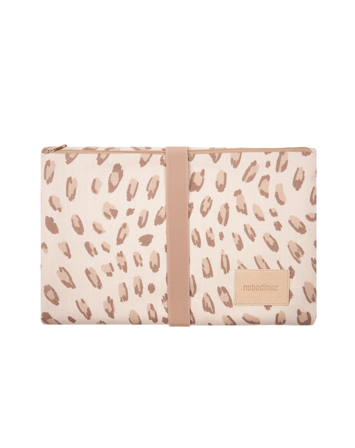 Tapis à langer de voyage imperméable Hyde Park Léonie Latte