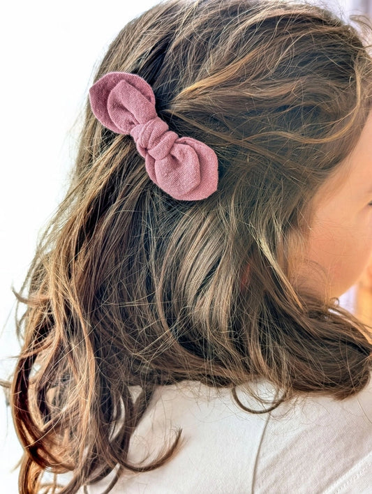 Barrette pince crocodile "Noeud Romie"