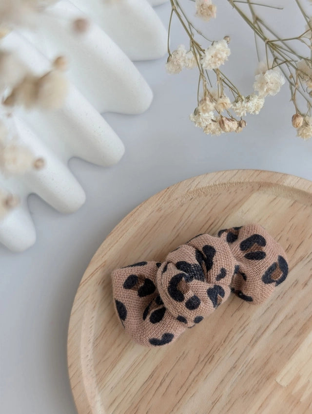 Barrette pince crocodile "Noeud Romie"