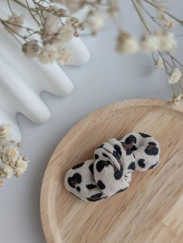 Barrette pince crocodile "Noeud Romie"
