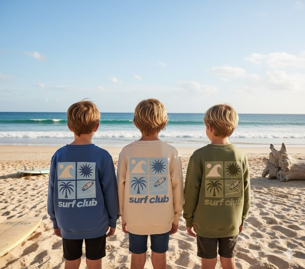 Sweat col rond « Surf Club »