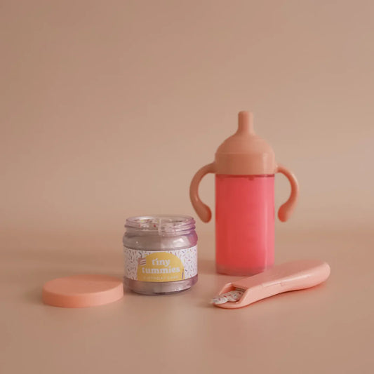 Coffret anniversaire - Lait Fraise et pot magique confetti - Tiny Harlow