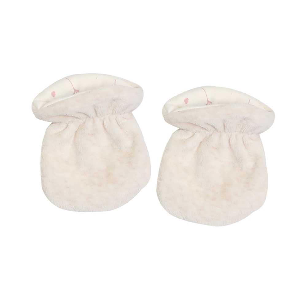 Trousseau de naissance - Motif floral -rose