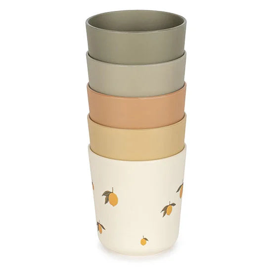 Lot de 5 Verres - Lemon mix