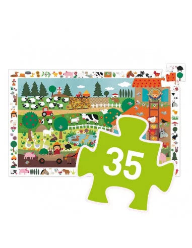 Puzzle d'observation La ferme