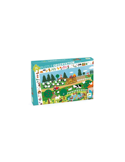 Puzzle d'observation La ferme