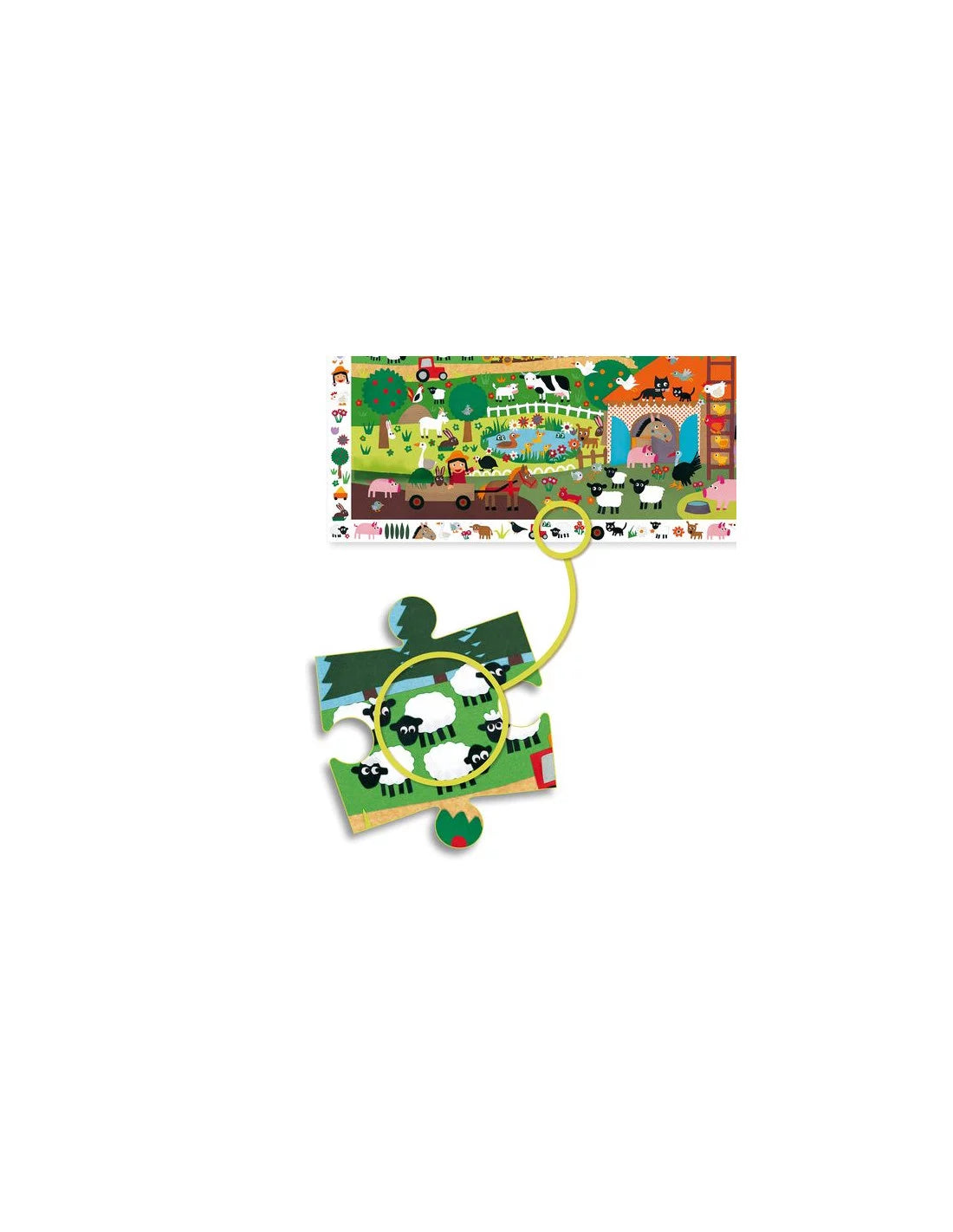 Puzzle d'observation La ferme