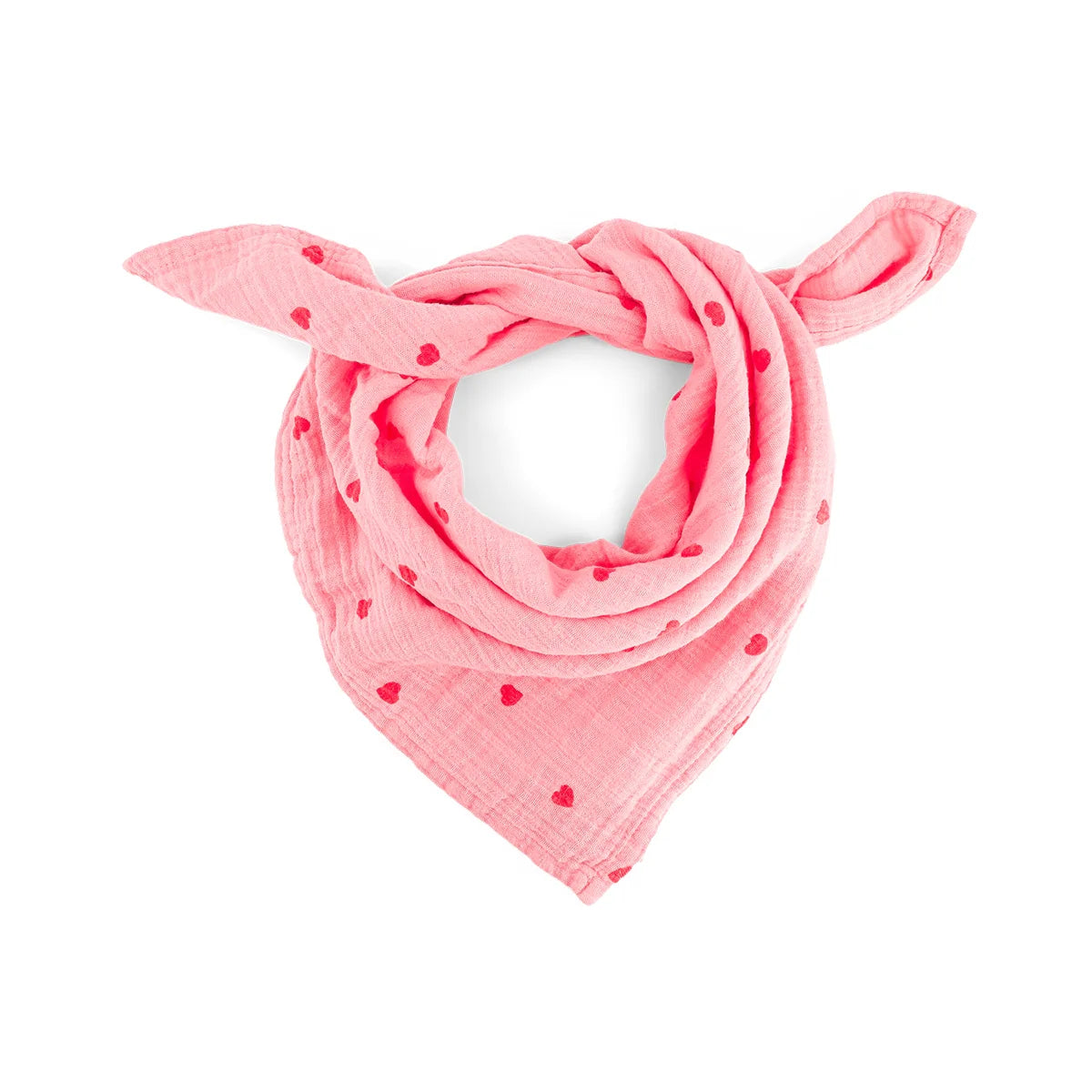 Lange Bianca  Coeur rouge Flamingo rose