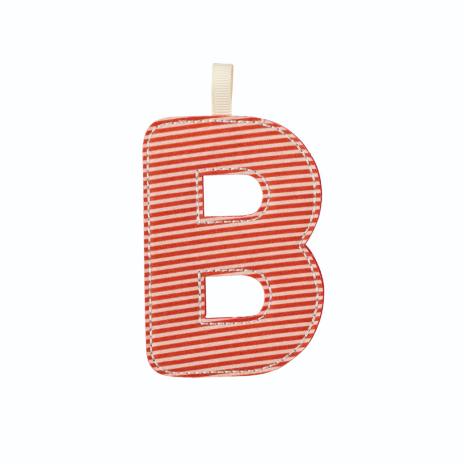 Lettres décoratives en tissu