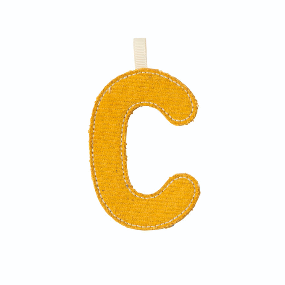 Lettres décoratives en tissu