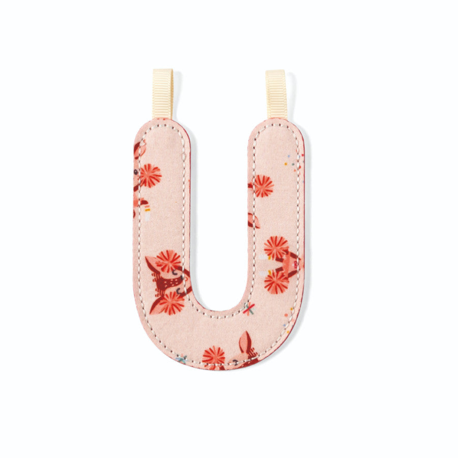 Lettres décoratives en tissu