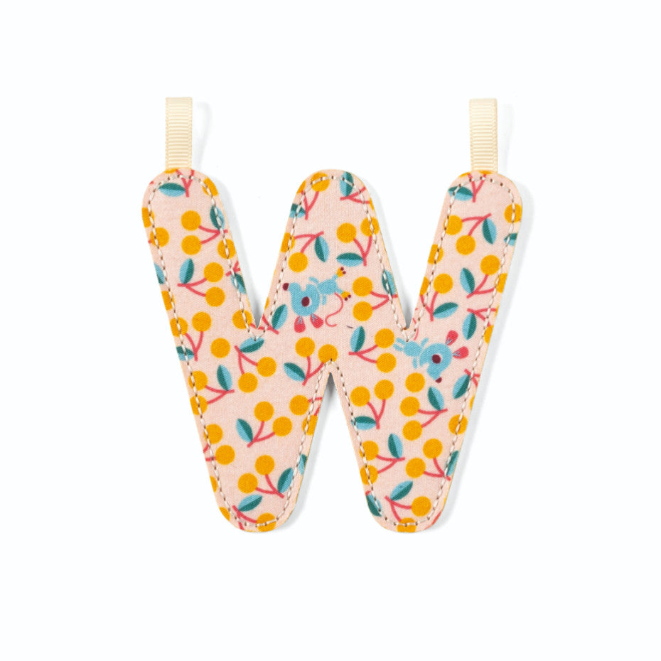 Lettres décoratives en tissu