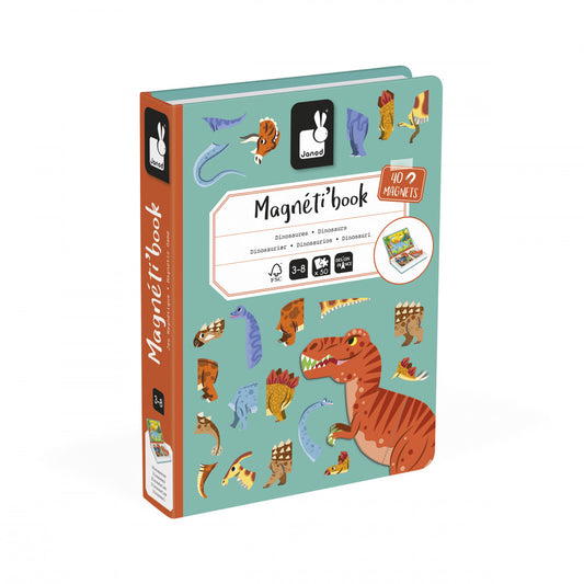 Magnéti'book Dinosaures, 40 magnets