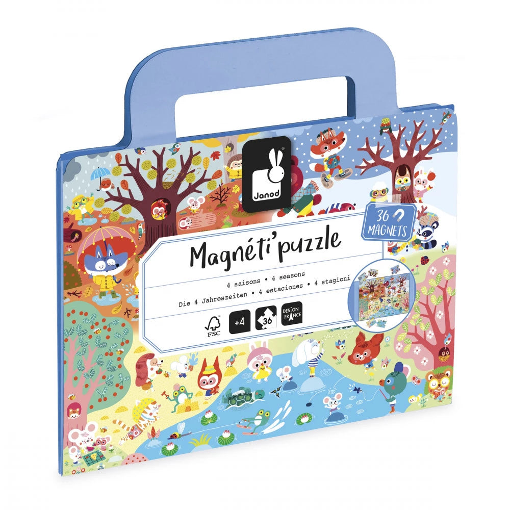 Magnéti'puzzle 4 saisons 36 pièces