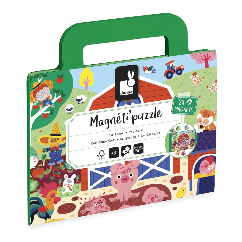 Magnéti'puzzle Ferme 24 pièces