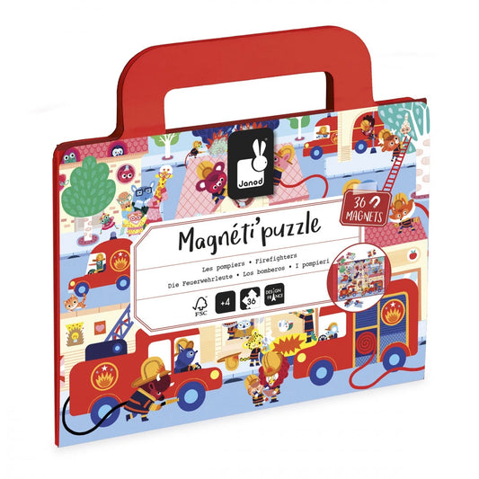 Magnéti'puzzle Pompiers 36 pièces