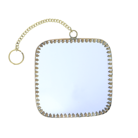 Petit miroir carré arrondi Atelier jasmin