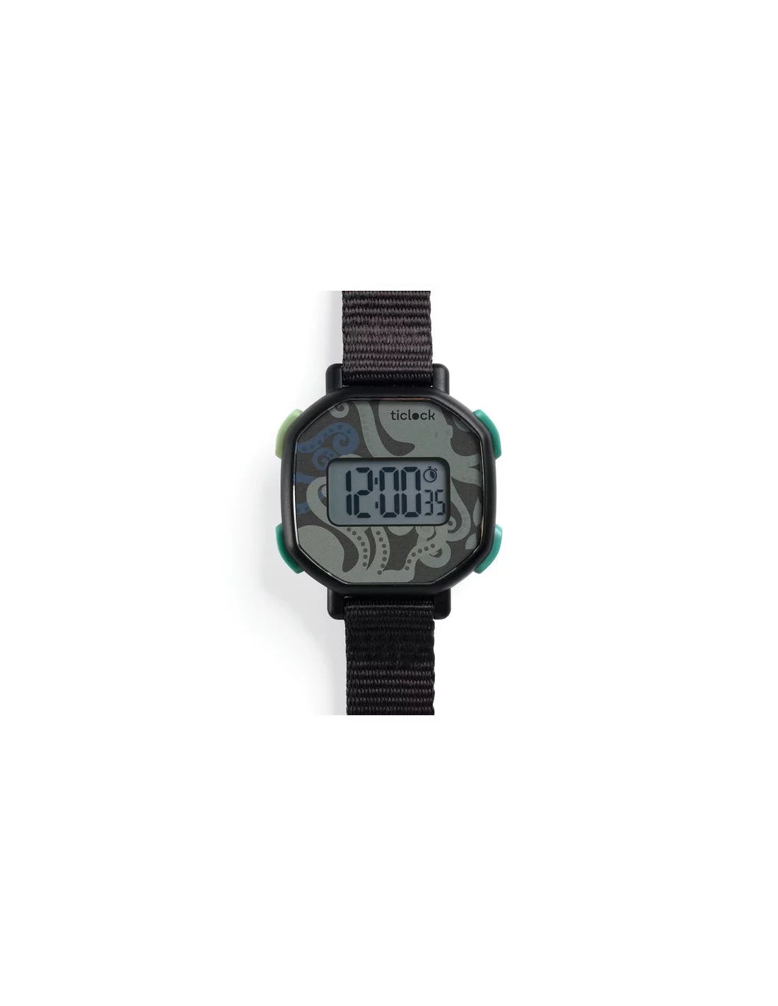 Montre digitale Black Octopus