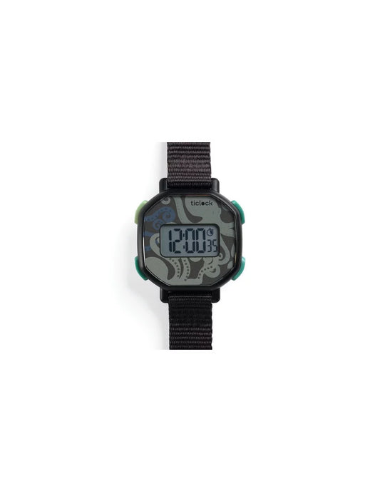 Montre digitale Black Octopus