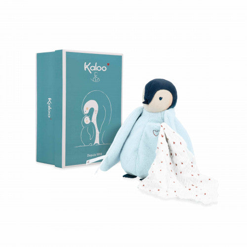 Peluche à bisous manchot Bleu