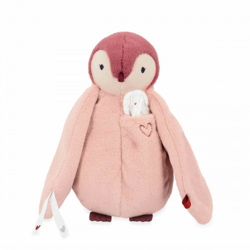 Peluche à bisous manchot Rose