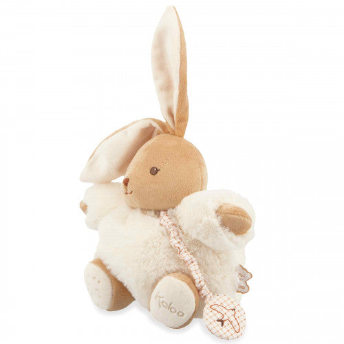 Peluche musicale lapin Patapouf Crème - 17 cm
