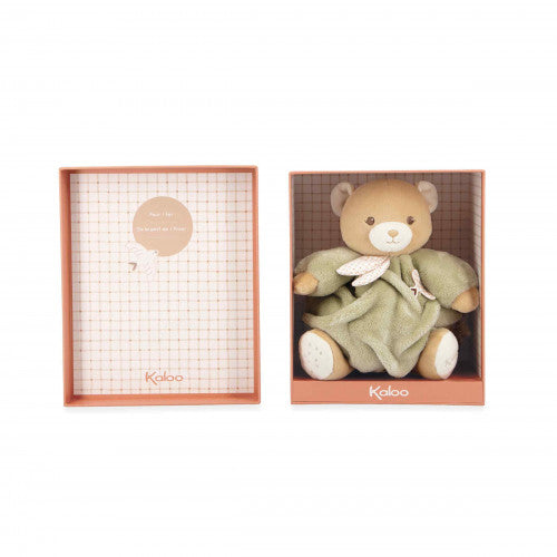 Peluche ours Patapouf Vert - 17 cm