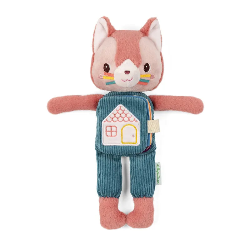Peluche phosphorescente et livre en tissu