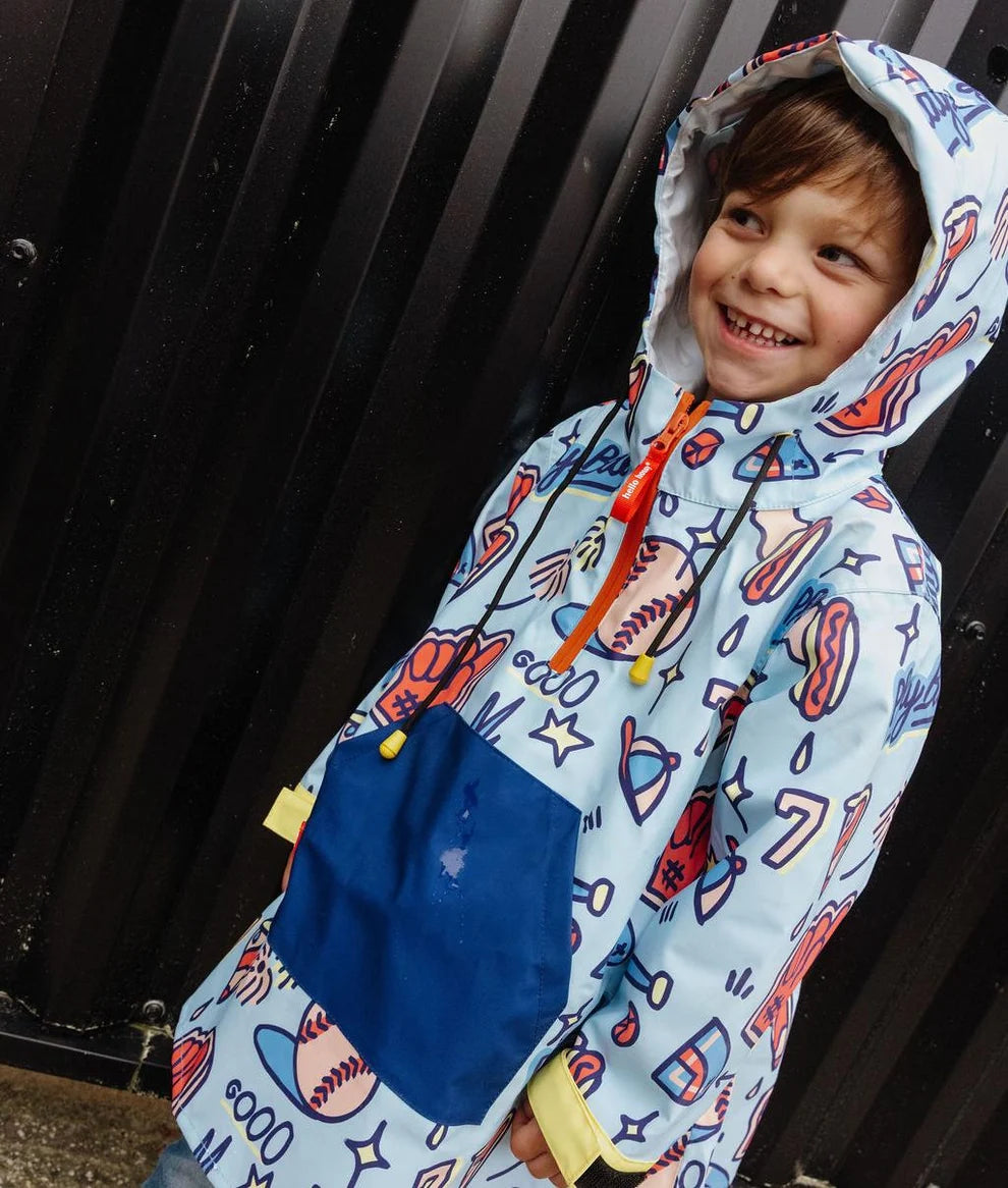 Poncho imperméable pour match de baseball