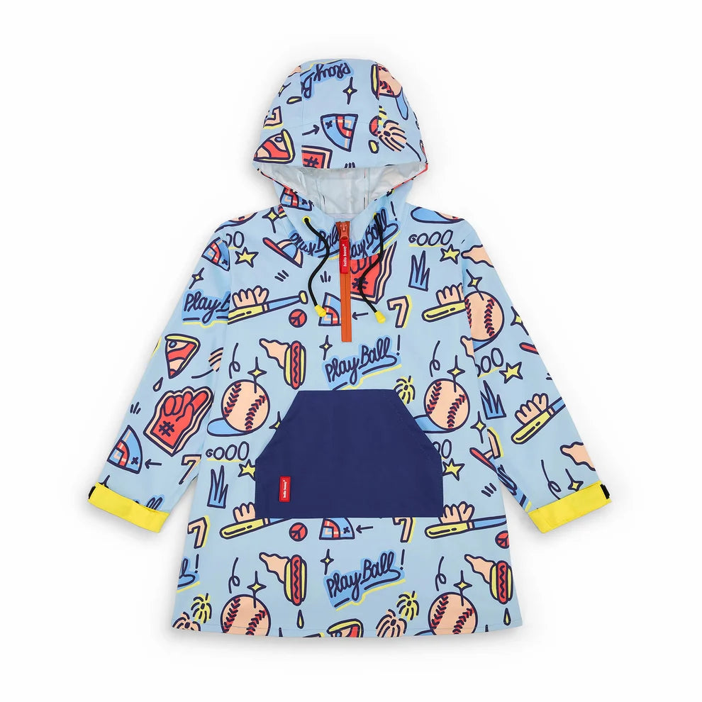 Poncho imperméable pour match de baseball