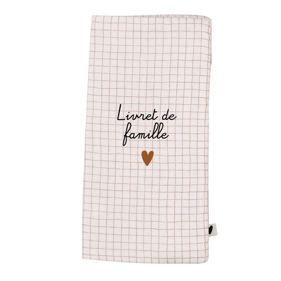 Protège livret de famille petits carreaux