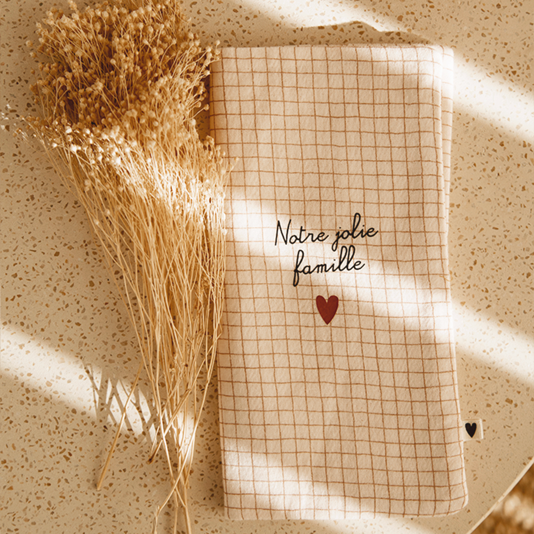 Protège livret de famille petits carreaux