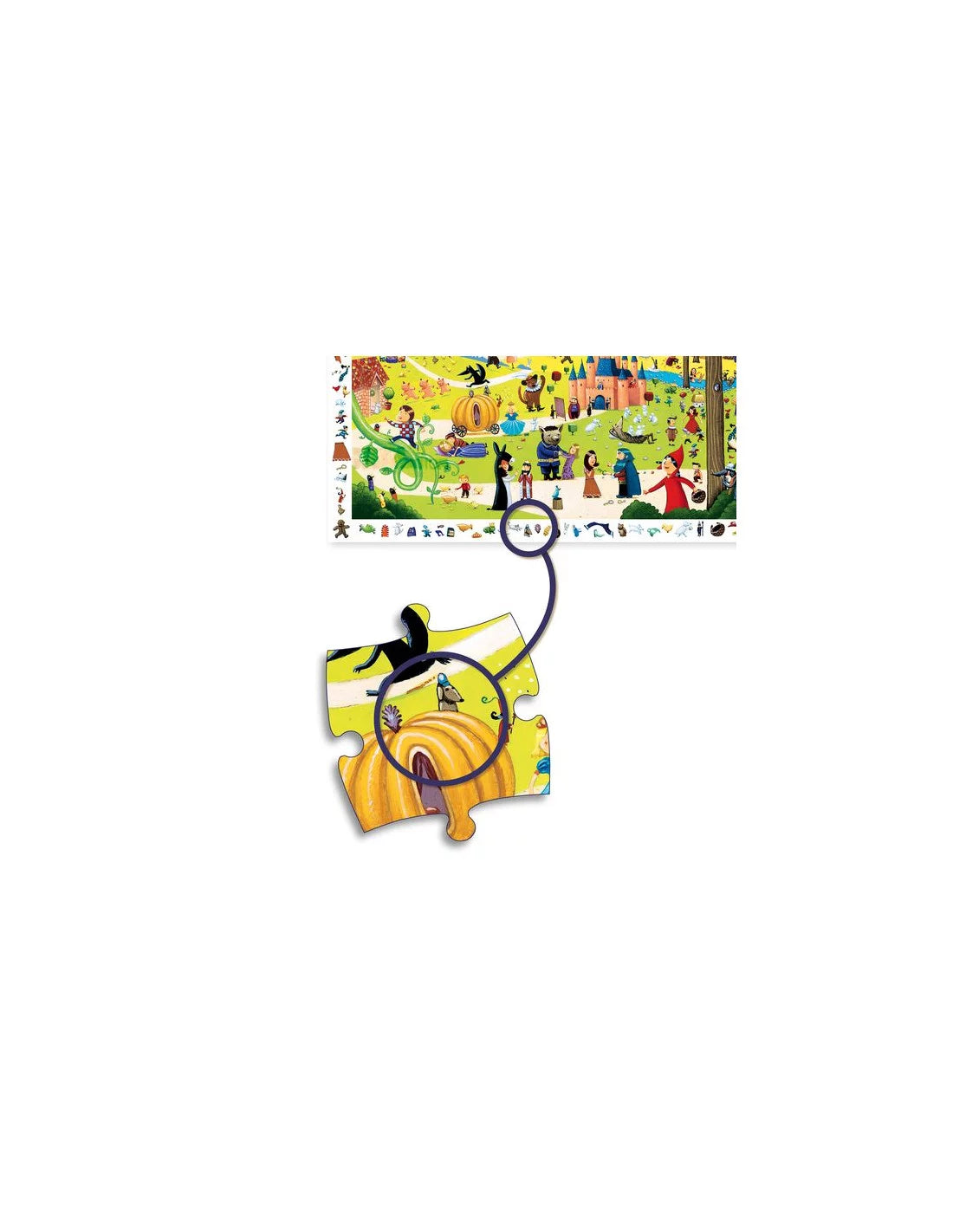 Puzzle d'observation contes