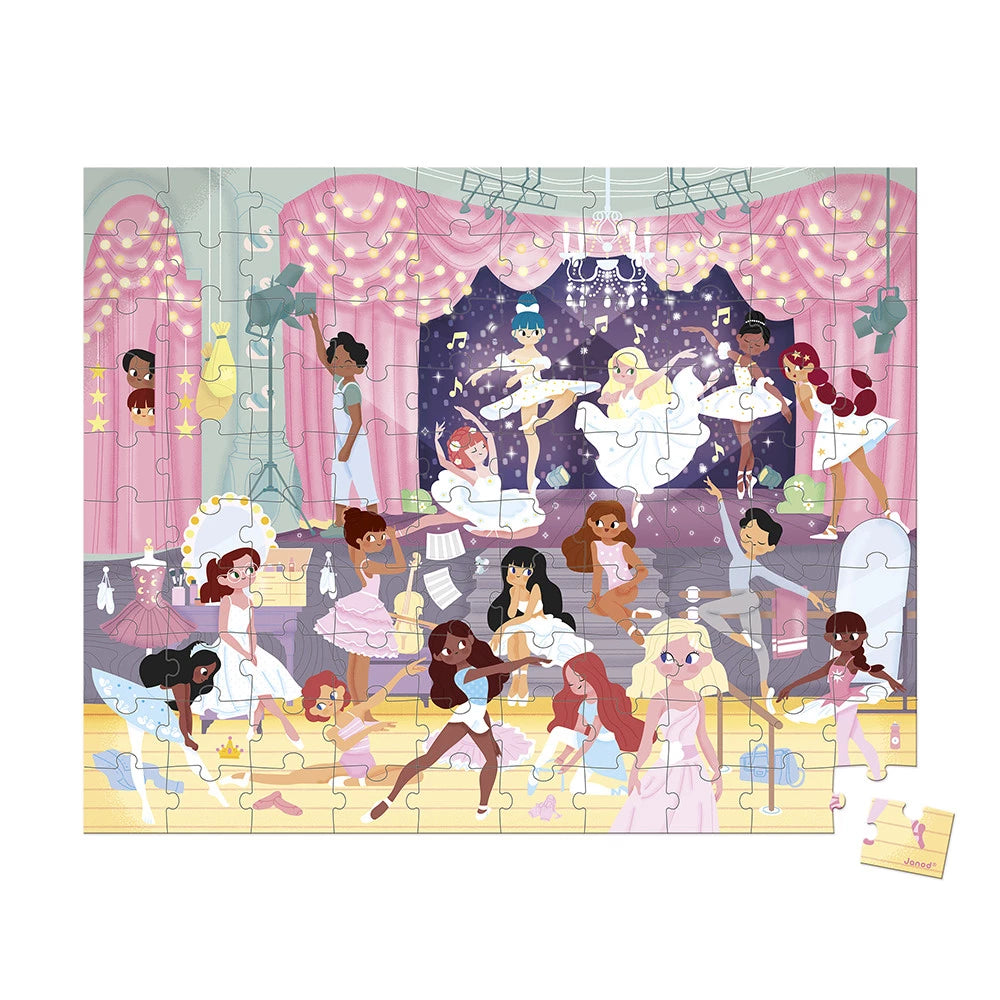 Puzzle en carton Les danseuses 100 pièces