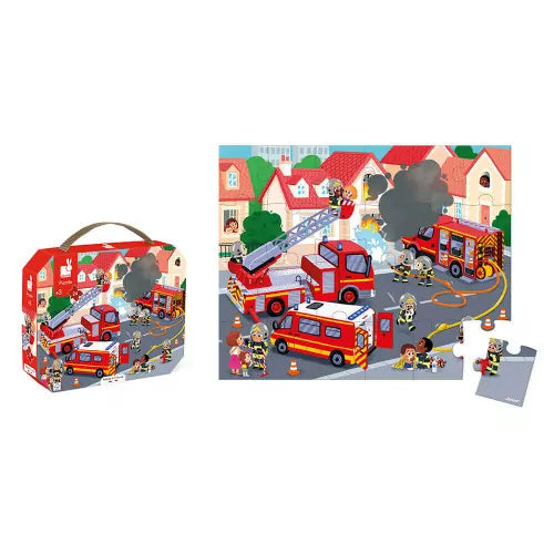 Puzzle Pompiers 24 pièces