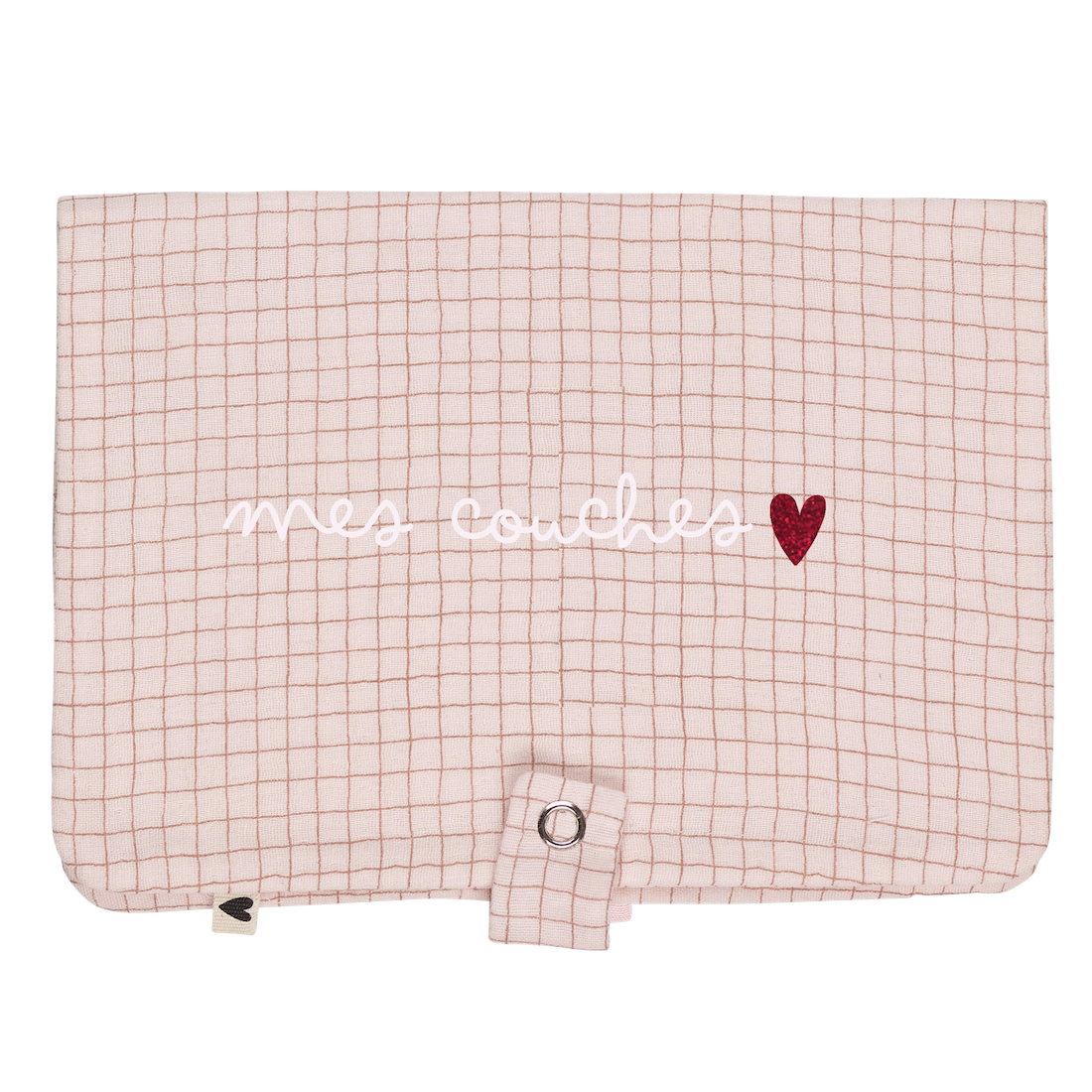 Range couche gaze petits carreaux