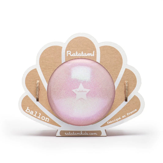 Ballon coquillage 10 cm Rose