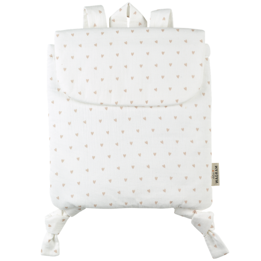 Sac à dos gaze cœurs