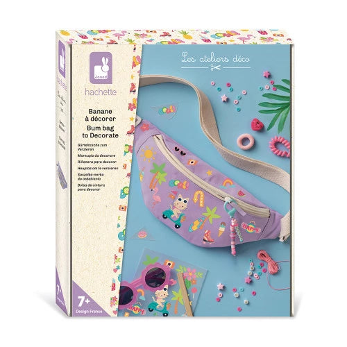 Sac Banane Mauve à Décorer