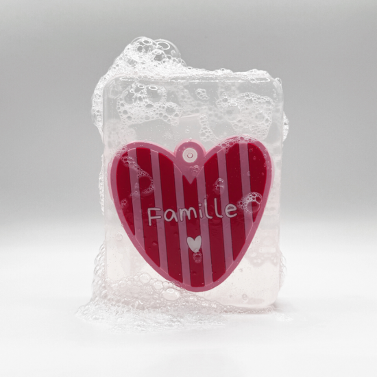 Savon avec porte clef coeur - Ludi soap x Atelier Wagram