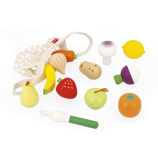 Set 12 Fruits et Légumes Filet Mamie Soleil