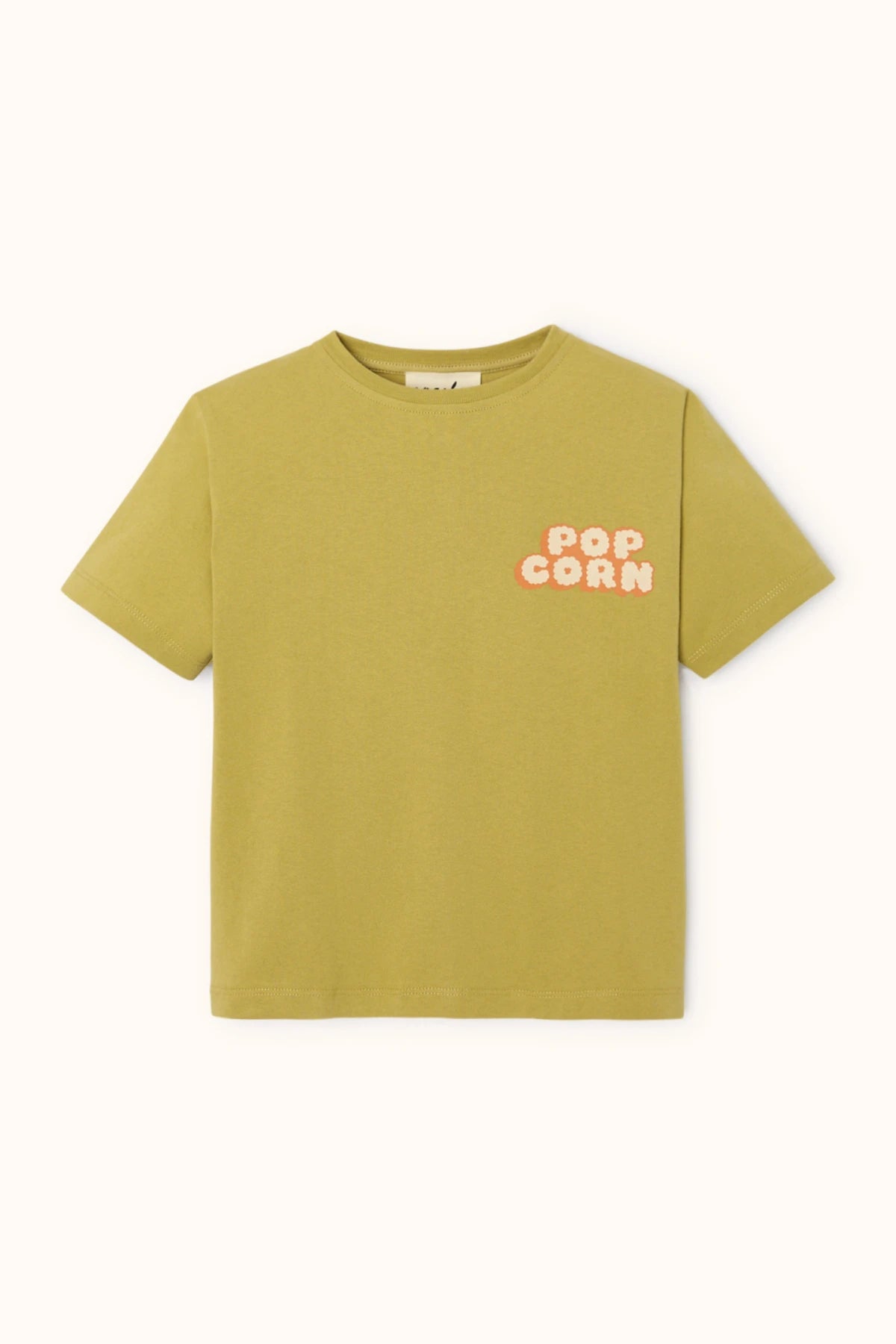 Tee-Shirt Karu Pop Corn Placé Olive