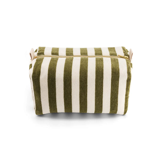 Trousse de toilette Vic  Rayures Kaki