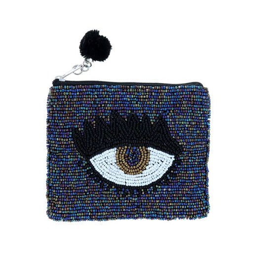 Trousse perles œil doré Pondie Chérie