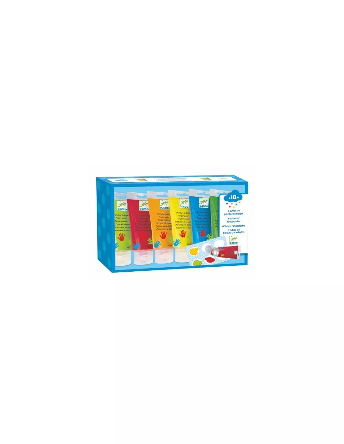Tubes de peinture à doigts